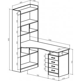 Письменный стол Атлант-28