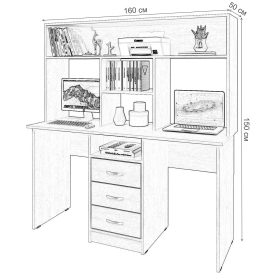 Письменный стол Хит-51