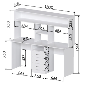 Письменный стол Хит-52