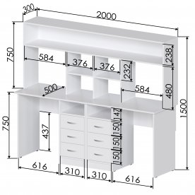Письменный стол Хит-56