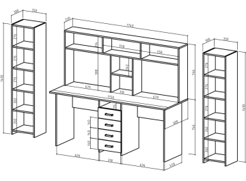 Письменный стол Лайт-11