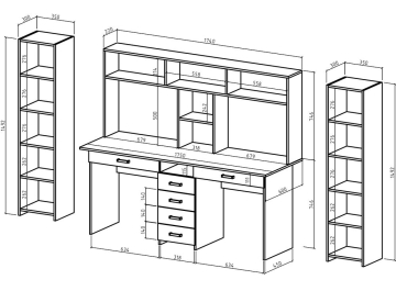 Письменный стол Лайт-11Я