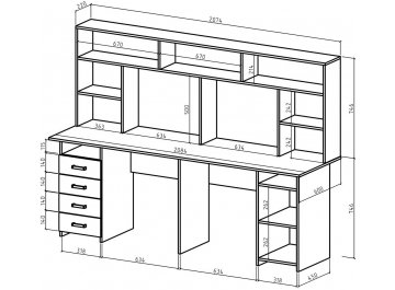 Письменный стол Лайт-14