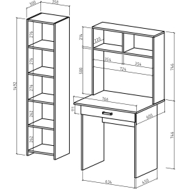 Письменный стол Лайт-1Я