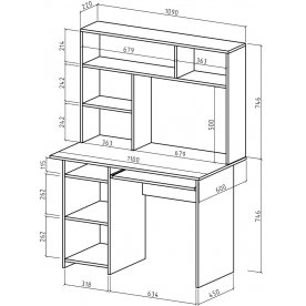 Письменный стол Лайт-2К