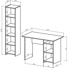 Письменный стол Лайт-3