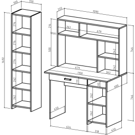 Письменный стол Лайт 3Я