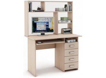 Письменный стол Лайт-4К с надстройкой