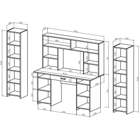 Письменный стол Лайт-6Я