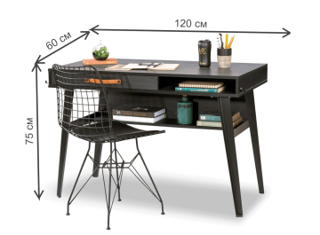 Письменный стол детский Line Dark Metal