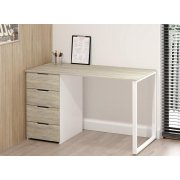 белый / дуб винтаж медовый