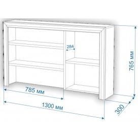 Письменный стол Нобиле СтЯ130+НСт130Д КШ