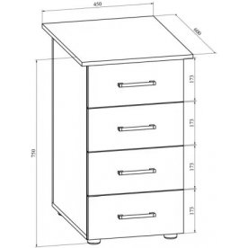 Письменный стол ОФ-10+ОФ-20