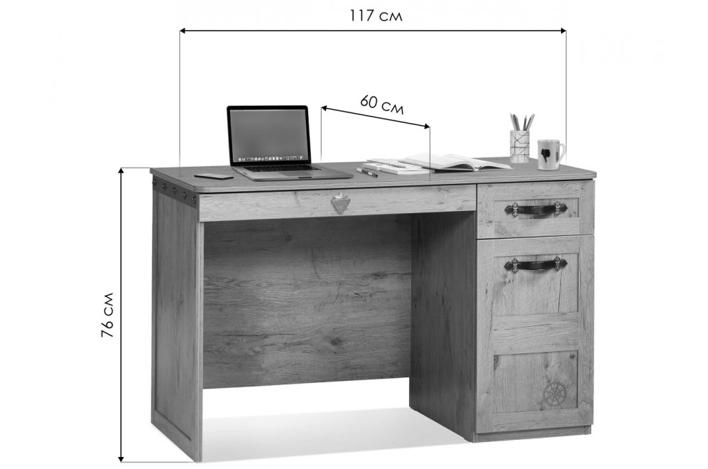 Письменный стол Pirate орех