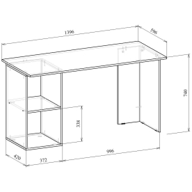 Письменный стол Прайм-54