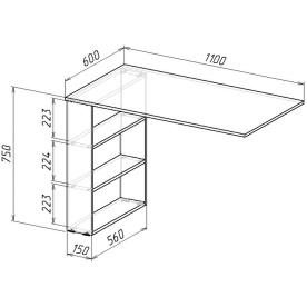 Письменный стол Рикс-15