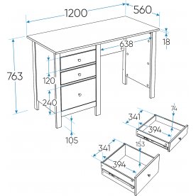 Письменный стол Сага