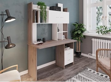 Письменный стол СКЛ-Прям130+НКЛХ-130