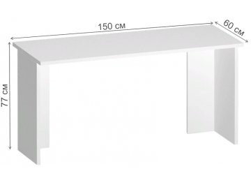 Письменный стол СКЛ-Прям150