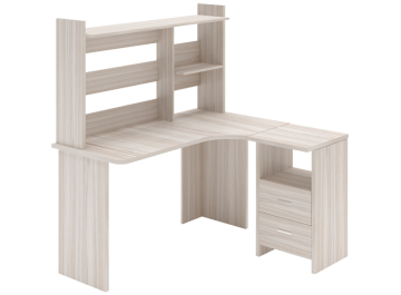 Письменный стол СКЛ-Угл130+НКЛ-120 КБЕ карамель