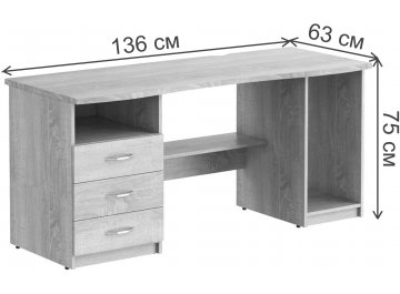 Письменный стол SkyLand COMP CD 1660.A 1360х630х750