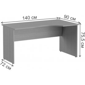 Письменный стол SkyLand IMAGO СА-2Пр 1400х900(720)х755