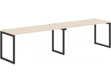 Письменный стол Skyland XQWST 1614 160х140,6х75 двухместный бук тиара / антрацит