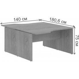 Письменный стол SkyLand XTEN X2CET 149.3 1400х1806х750 двойной