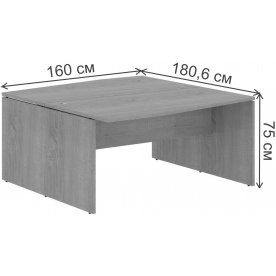 Письменный стол SkyLand XTEN X2CT 169.2 1600х1806х750 двойной