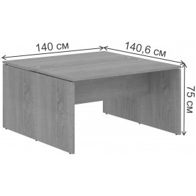 Письменный стол SkyLand XTEN X2ST 147 1400х1406х750 двойной
