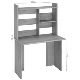 Письменный стол СКЛ-Прям100(без тумбы)+НКЛ-100 ВК