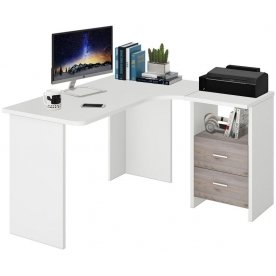 Письменный стол СКЛ-Угл 130 БЕН ПРАВ