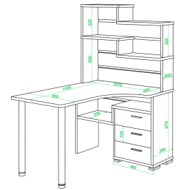Письменный стол СР-132-140