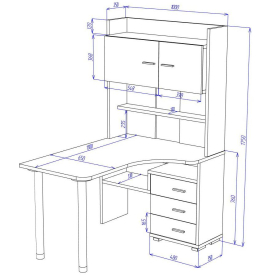 Письменный стол СР-133-130