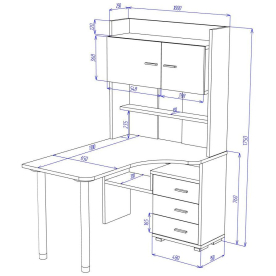 Письменный стол СР-133-130