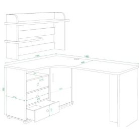Письменный стол Жаспера-145