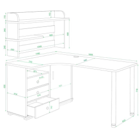Письменный стол СР-165М