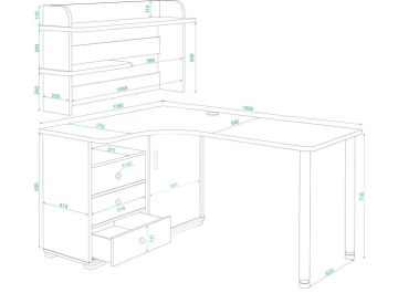 Письменный стол СР-165М