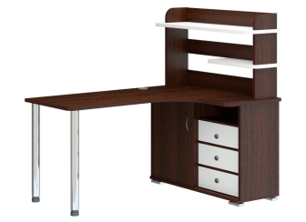 Письменный стол Жаспера-165М ВБЕВ правый