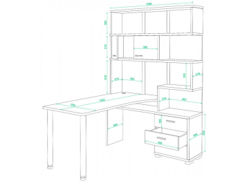 Письменный стол Жаспера-420/130