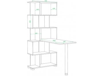 Письменный стол Валевро-5СТ НБЕН