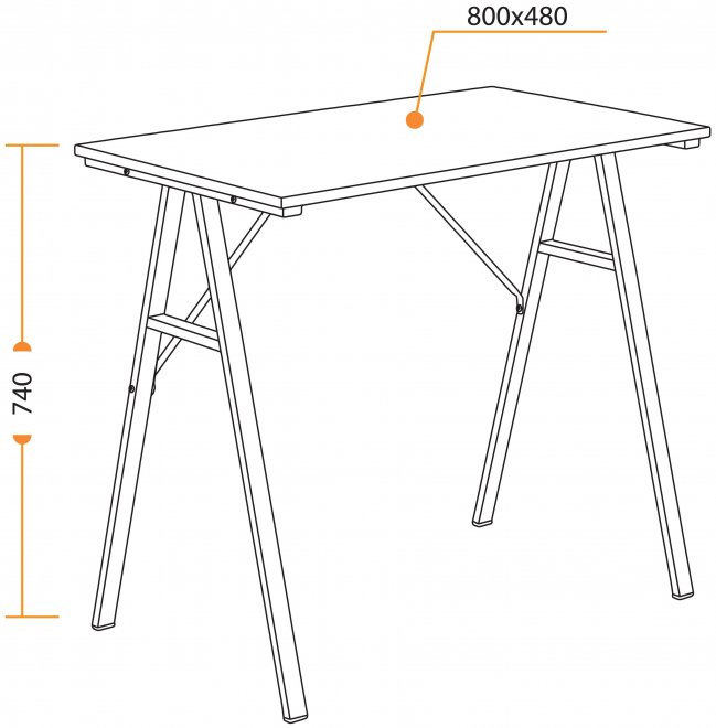 Письменный стол WD-01 light