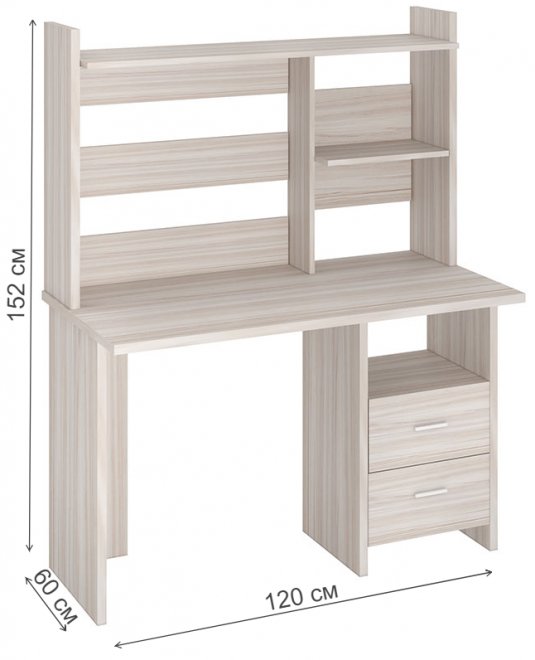 Стол компьютерный Парина 120 x 60 см карамель