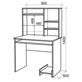 Стол компьютерный 02