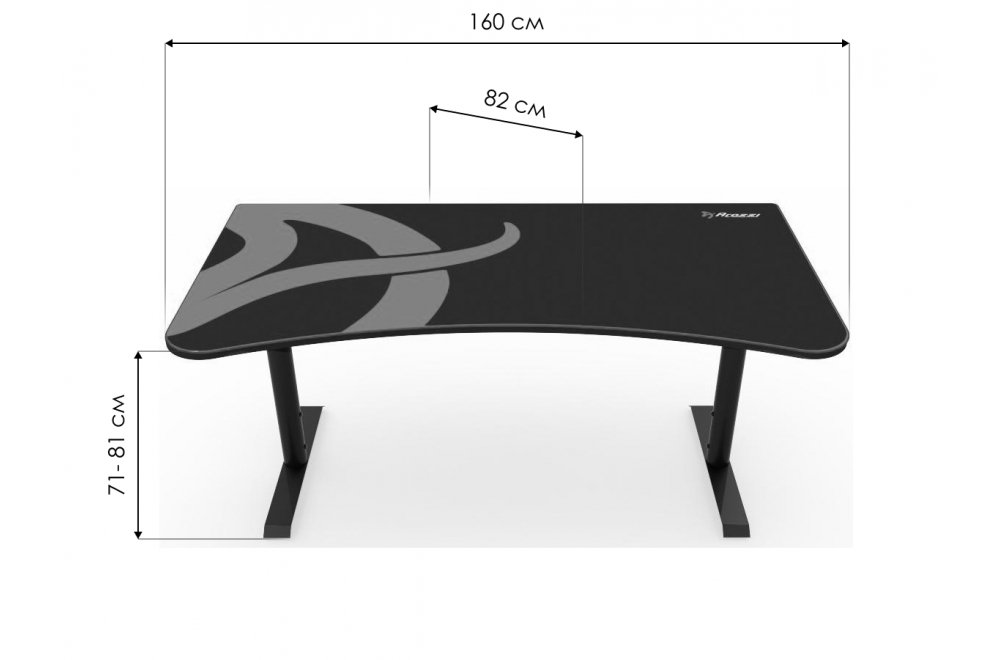 Стол компьютерный Arozzi Arena Gaming Desk white — купить в Москве