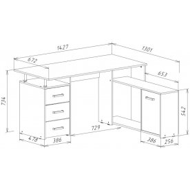 Компьютерный стол КС14
