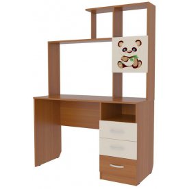 Компьютерный стол Галерея 1200 (с прямой надстройкой)