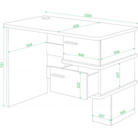 Компьютерный стол СД-15-С