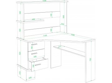 Компьютерный стол СД-45