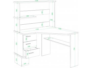 Компьютерный стол Юранта-45